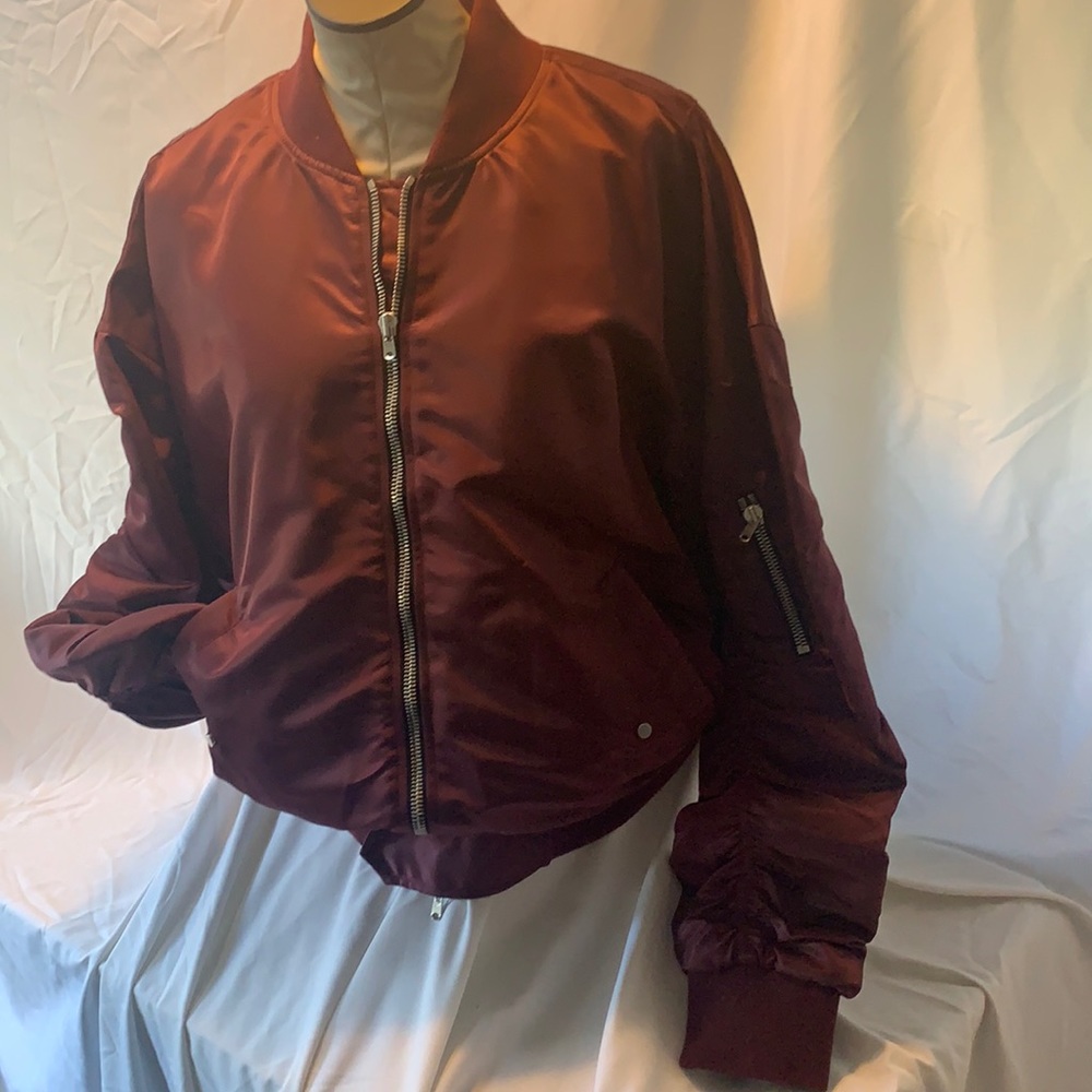Fear of God  bomber jacket maroon color previously worn